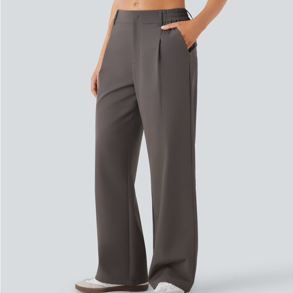 HALARA Pants - Halara Water Repellent Wear-Resistant Mid High Waisted Work Pants Zipper Pocket